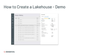 How to Create a Lakehouse - Demo
 