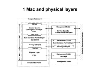 1  Mac  and physical  layer s 