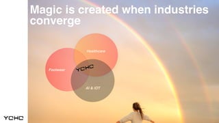 9
Magic is created when industries
converge
Footwear
Healthcare
AI & iOT
 