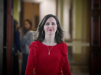 Ione Belarra, en el Congreso de los Diputados.