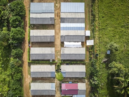 Un Espacio Territorial de Capacitación y Reincorporación en Caquetá (Colombia), en una imagen de archivo.