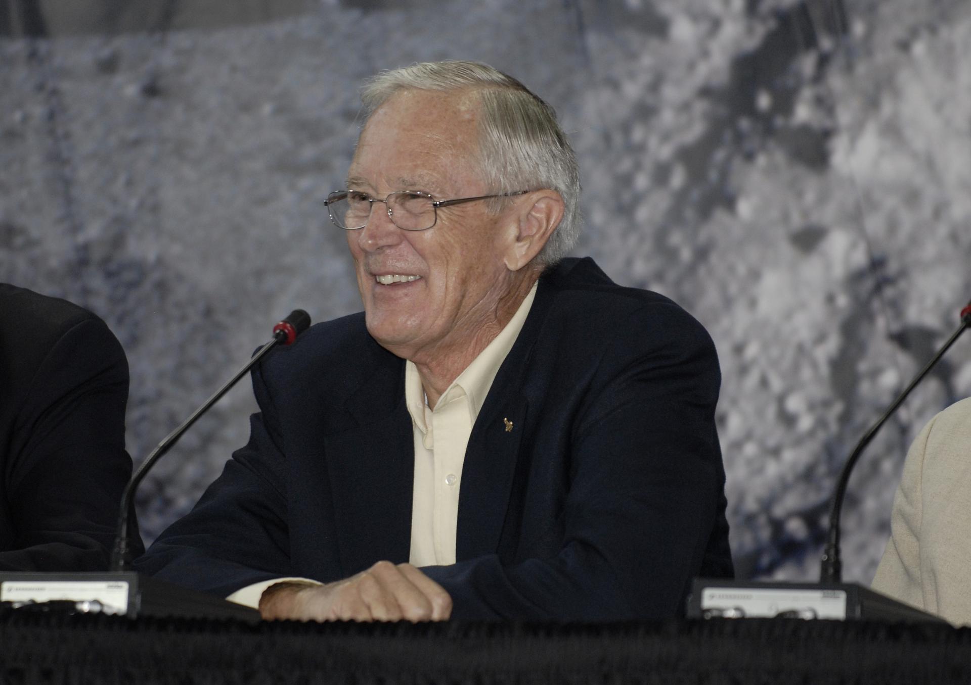 Charlie Duke at an event celebrating the 40th anniversary of Apollo