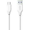 Anker USB Type C ケーブル PowerLine USB-C & USB-A 3.0 ケーブル iPhone 16 / 15 /Xperia/Galaxy/LG/iPad Pro/MacBook その他 Android 等 USB-C機