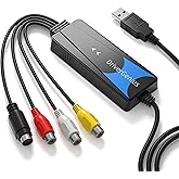 DriverGenius USB 2.0 ビデオキャプチャー - VHS・MiniDV → デジタル化（DVD化対応、Sビデオ・コンポジット入力、Windows/Mac対応）