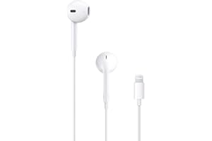 Apple EarPods Headphones with Lightning Connector, Wired Ear Buds for iPhone with Built-in Remote to Control Music, Phone Cal