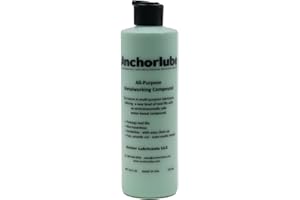 Anchorlube All-Purpose Metalworking Compound 16oz - Water-Based Cutting Fluid for Drilling, Tapping, Sawing - Great on Stainl