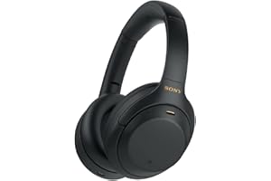 Sony WH-1000XM4 Wireless Premium Noise Canceling Overhead Headphones with Mic for Phone-Call and Alexa Voice Control, Black W