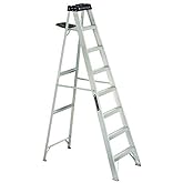 Louisville Ladder 8-Foot Aluminum Step Ladder, 300-Pound Load Capacity, Type IA, AS3008