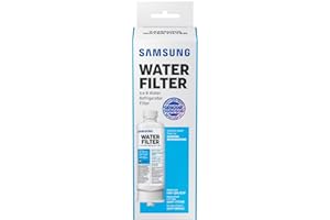 SAMSUNG Genuine Filter for Refrigerator Water and Ice, Carbon Block Filtration, Reduces 99% of Harmful Contaminants for Clean