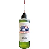 Liberty Oil, The Best 100% Synthetic Oil for Lubricating Your Grandfather Clocks. Large 4 Ounce Bottle