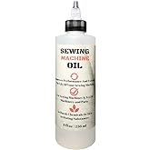Stainless Sewing Machine Oil - 8 Oz - Custom Formulated, Compatible with Singer, Bernina, Kenmore, and Other Commerical Sewin