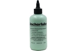 Anchorlube All-Purpose Metalworking Compound 8oz - Water-Based Cutting Fluid for Drilling, Tapping, Sawing - Great on Stainle