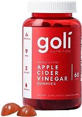 Goli Apple Cider Vinegar Gummy Vitamins - 60 Count - Vitamin B12, Gelatin-Free, Gluten-Free, Vegan & Non-GMO