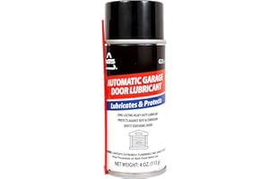 AGS Company Garage Door Lubricant, Aerosol, 4 oz, Garage Door Lubricant Spray, Protects Grage Door Rollers and Springs, Quiet