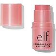 e.l.f. Monochromatic Multi Stick, Luxuriously Creamy & Blendable Color, For Eyes, Lips & Cheeks, Dazzling Peony, 0.17 oz (5 g