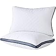 Meoflaw Pillows for Sleeping (2-Pack), Luxury Hotel Pillows Queen Size Set of 2,Bed Pillows for Side and Back Sleeper (Queen)