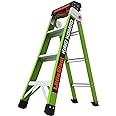 Little Giant Ladders, King Kombo, Professional, 4 ft. A Frame, 7 Ft. Extension, Fiberglass, Type 1AA, 375 lbs weight rating, 