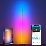 Govee RGBIC Floor Lamp, LED Corner Lamp Works with Alexa, Smart Modern Floor Lamp with Music Sync and 16 Million DIY Colors, 