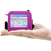 Handheld Inkjet Printer Gun, Hand Held Printer with LED , Screen Printing Machine, Screen Inkjet Coder for Logo Date Label 10