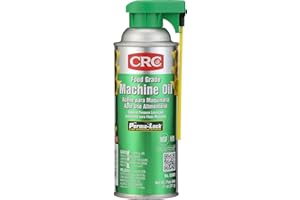 CRC 03081 General Purpose Food Grade Machine Oil Spray, (Net Weight: 11 oz.) 16oz Aerosol,Clear