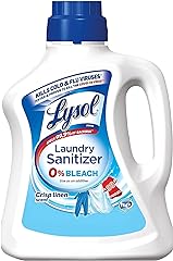 Lysol Disinfectant Laundry Sanitizer & Scent Booster, Laundry Detergent Additive, Color Safe Bleach Alternative, Laundry Odor