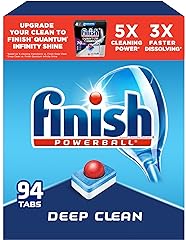 Finish - All in 1 - Dishwasher Detergent - Powerball - Dishwashing Tablets - Dish Tabs - Fresh Scent, 94 Count (Pack of 1) - 