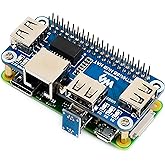 Ethernet/USB HUB HAT Expansion Board for Raspberry Pi 5/4B/3B+/3B/2B/Zero/Pi Zero W/Pi Zero 2W,with RJ45 10/100M Ethernet Por