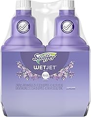 Swiffer WetJet Multi-Purpose Floor Cleaner Solution with Febreze Refill, Lavender Scent, 1.25 Liter -42.2 Fl Oz (Pack of 2)