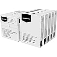 Amazon Basics Multipurpose Copy Printer Paper, 8.5" x 11", 20 lb, 5 Reams, 2500 Sheets, 92 Bright, White