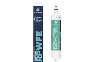 GE® RPWFE™ Refrigerator Water Filter, Genuine Replacement Filter, Certified to Reduce Lead, Sulfur, and 50+ Other Impurities,
