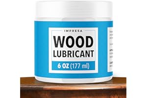 IMPRESA Wood Lubricant for Home DIY Projects - Multi-Purpose Semi Paste Wax for Wood - Drawer & Door Hinge Lubricant - Loosen