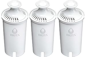 Brita Standard Water Filter Replacements for Pitchers and Dispensers, BPA-Free, Replaces 1,800 Plastic Water Bottles a Year, 