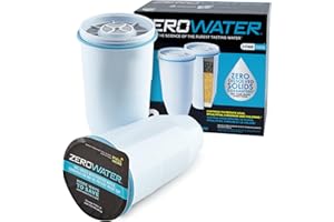 Culligan ZeroWater Official Replacement Filter - 5-Stage 0 TDS Filter Replacement - System IAPMO Certified to Reduce Lead, Ch