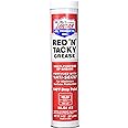 Lucas Oil 10005 Red N Tacky Grease - 14 Ounce Cartridge (Pack of 10)