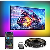 Govee TV LED Backlight, RGBIC TV Backlight for 55-65 inch TVs, Smart LED Lights for TV with Bluetooth and Wi-Fi Control, Work