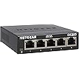 NETGEAR 5-Port Gigabit Ethernet Unmanaged Switch (GS305) - Home Network Hub, Office Ethernet Splitter, Plug-and-Play, Silent 