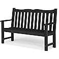 Stoog Outdoor Bench, 2-Person Garden Benches for Outdoors, All-Weather HIPS Garden Bench with 800 lbs Weight Capacity, Never 