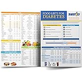 Zastic! Laminated 8.5"x11" Diabetes Food Chart & Meal Planner for Diabetics - 345 Grocery Foods List - Diabetic Food List Pla