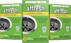 Affresh Garbage Disposal Cleaner, Removes Odor-Causing Residues, 9 Tablets [3 Pack]