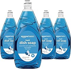 Amazon Basics Dish Soap, Fresh Scent, 30 fl oz, Pack of 4