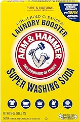 ARM & HAMMER Super Washing Soda Household Cleaner and Laundry Booster, Versatile Natural Home Cleaner, Powder Laundry Additiv