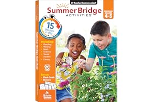 Summer Bridge Activities 4th to 5th Grade Workbook, Math, Reading Comprehension, Writing, Science, Social Studies, Fitness Su