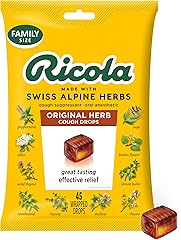 Ricola Original Herb Cough Drops, 45 Count, Cough Suppressant & Throat Relieving Drops with Naturally Sourced Menthol, Pleasi