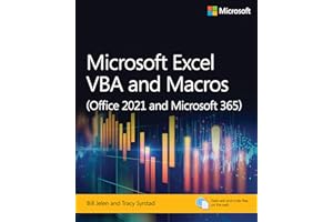 Microsoft Excel VBA and Macros (Office 2021 and Microsoft 365) (Business Skills)