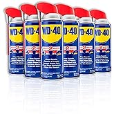 WD-40 Original Formula, Multi-Use Product with Smart Straw Sprays 2 Ways,12 OZ [6-Pack]