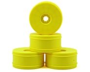 more-results: This is a pack of four yellow JConcepts 83mm Bullet 1/8th Buggy Wheels. Focusing on im