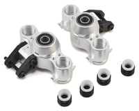 Hot Racing Aluminum Axle Carriers with Bearings for Traxxas Revo (Silver)