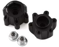 JConcepts Tribute 12mm Aluminum Hex Adaptor (Black) (2) (18mm Offset)