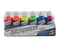 Pro-Line RC Body Airbrush Paint Fluorescent Color Set (6)