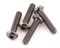 ProTek RC 3x16mm "Grade 5" Titanium Button Head Hex Screw (4)